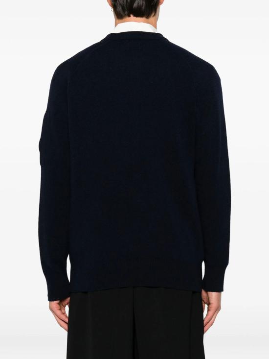26FW 씨피 컴퍼니 스웨터 21CMKN085A110149A 888 BLUE - C.P. COMPANY