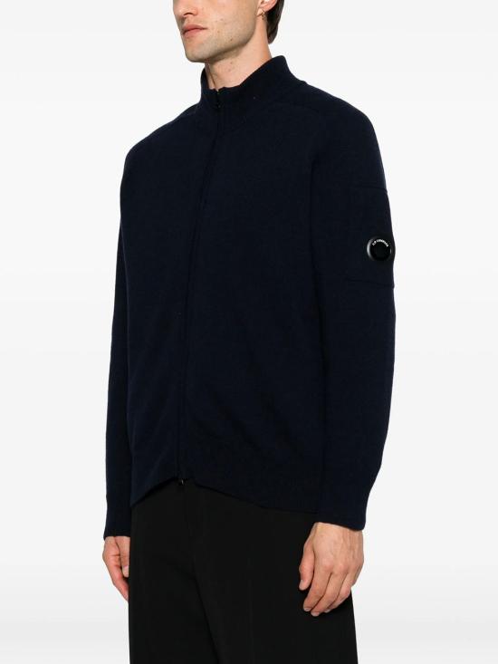 26FW 씨피 컴퍼니 스웨터 21CMKN088A110149A 888 BLUE - C.P. COMPANY