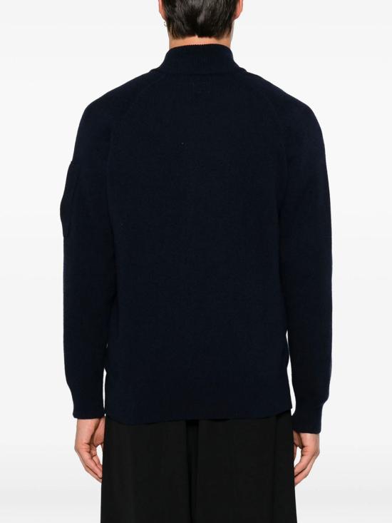 26FW 씨피 컴퍼니 스웨터 21CMKN088A110149A 888 BLUE - C.P. COMPANY