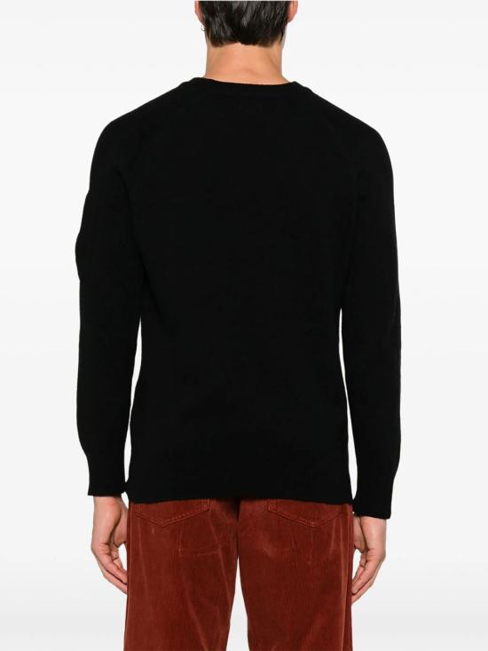 26FW 씨피 컴퍼니 스웨터 21CMKN085A110149A 999 BLACK - C.P. COMPANY