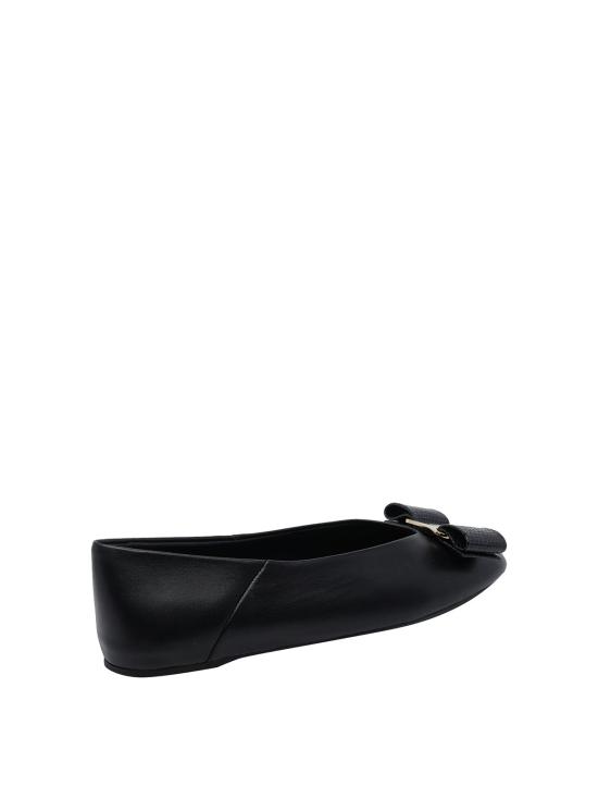 26SS 살바토레 페라가모 플랫 슈즈 78288301K221 BLACK - SALVATORE FERRAGAMO