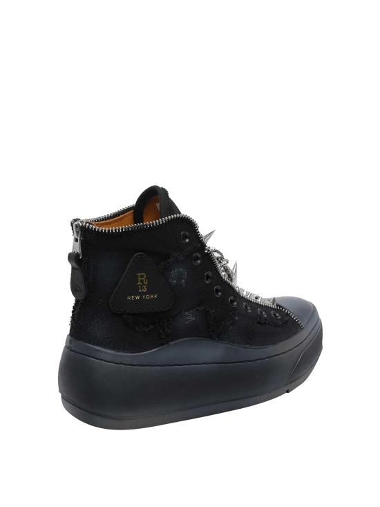 26SS 알13 스니커즈 R13S5032S244X BLACK - R13