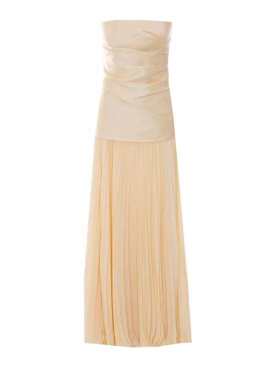26SS 솔러스런던 미디 원피스 OS47033PEARL YELLOW