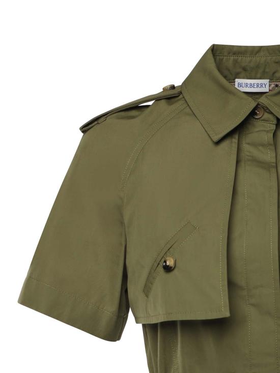 26SS 버버리 포플린 트렌치 원피스 8117709 GREEN - BURBERRY