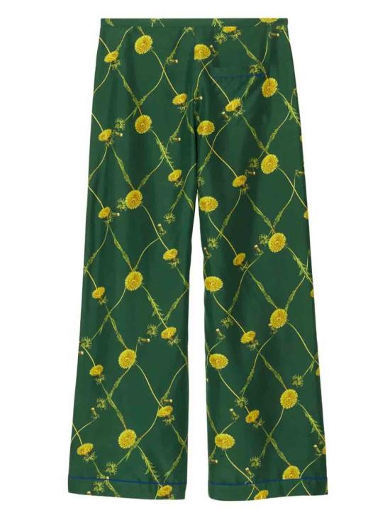  버버리 스트레이트 팬츠 8082994 DARK GREEN - BURBERRY