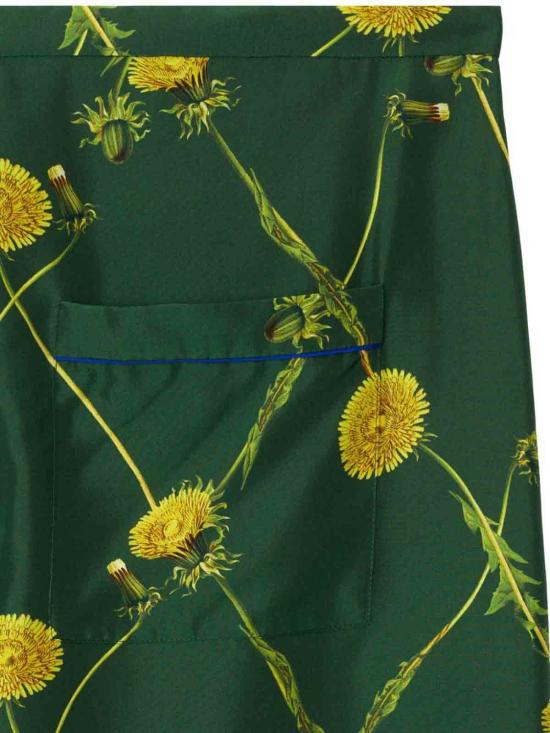  버버리 스트레이트 팬츠 8082994 DARK GREEN - BURBERRY