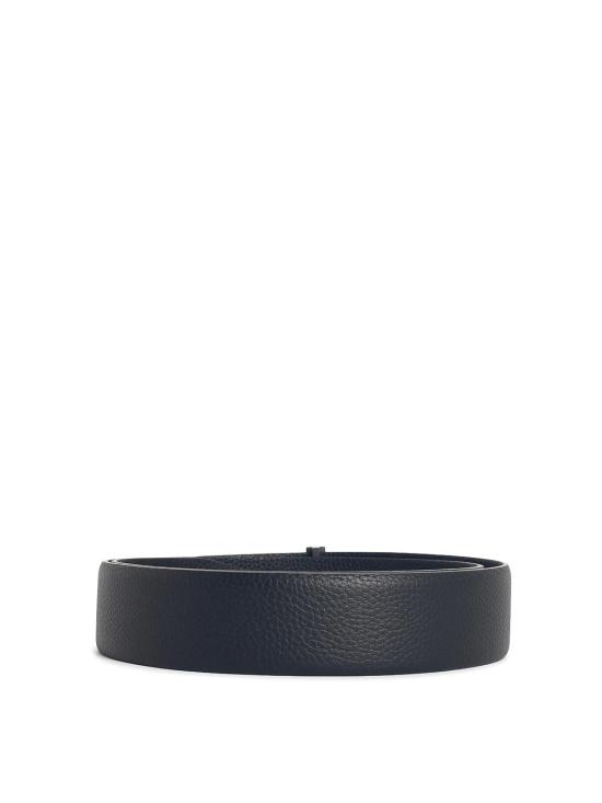26SS 톰포드 그레인 레더 T 아이콘 벨트 TB178LCL236LNAA BLACK - TOMFORD