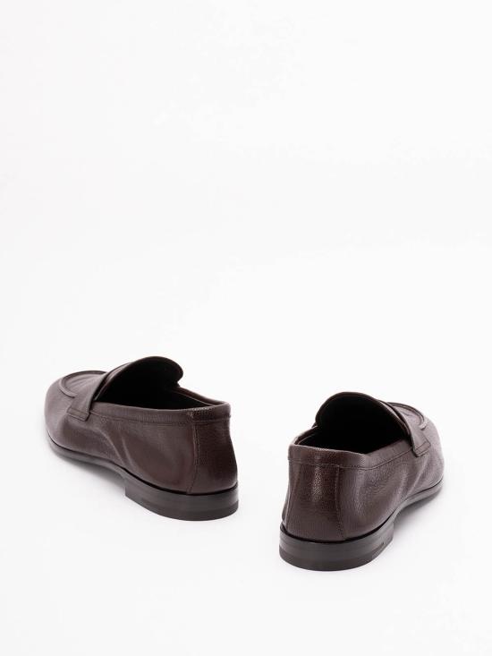25FW 프라다 레더 로퍼 2DF0903ACMFX000F0003 DARK BROWN - PRADA