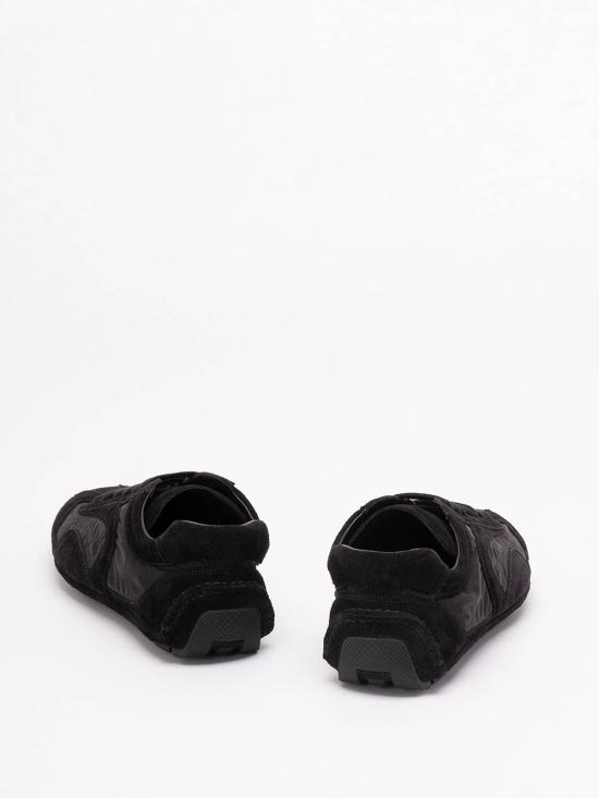 26SS 프라다 패널 레이스업 로우탑 스니커즈 4E1165D7RFG001F0002 BLACK - PRADA