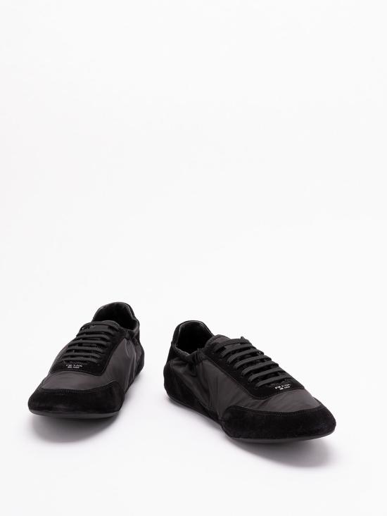 26SS 프라다 컬랩스 리나일론 앤 스웨이드 엘라스티사이즈 스니커즈 2EG479D7CFG001F0002 BLACK - PRADA