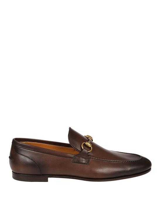 25SS 구찌 조던 레더 로퍼 406994BLM002024 DARK BROWN