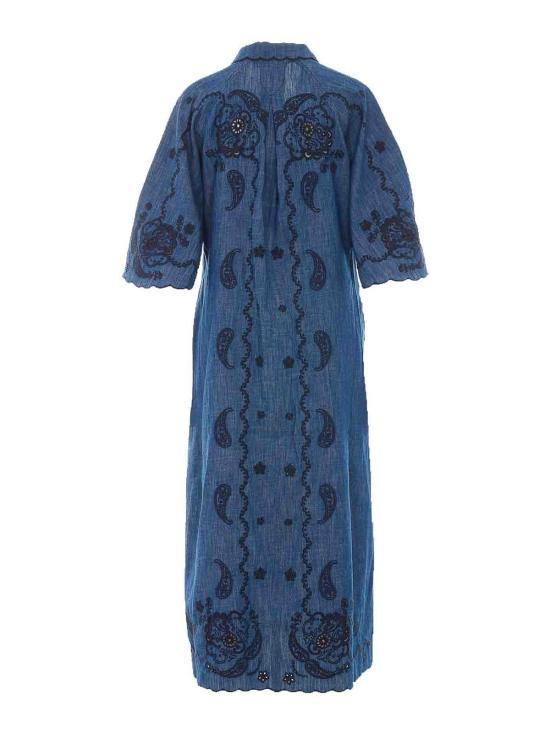 26SS 짐머만 미디 원피스 8358DSS261RWBLU BLUE - ZIMMERMANN
