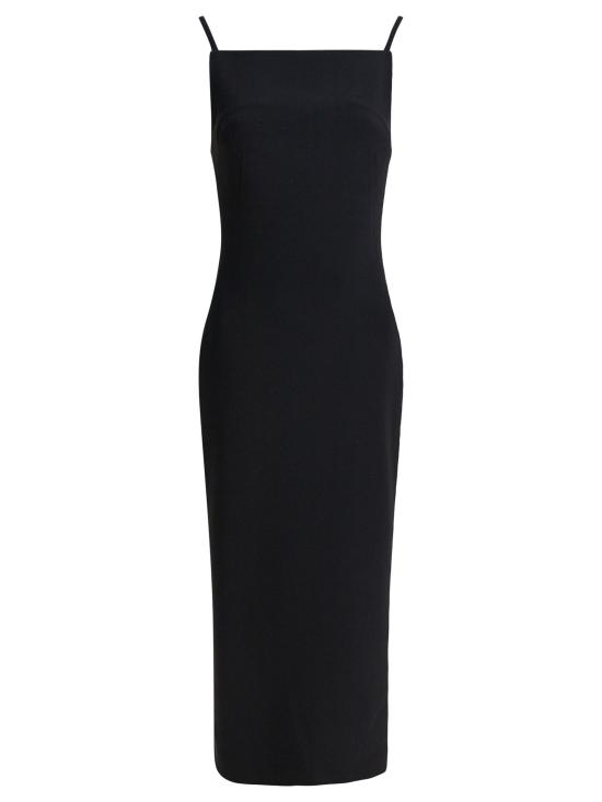 25FW 지방시 미디 원피스 BW22F9164K001 BLACK