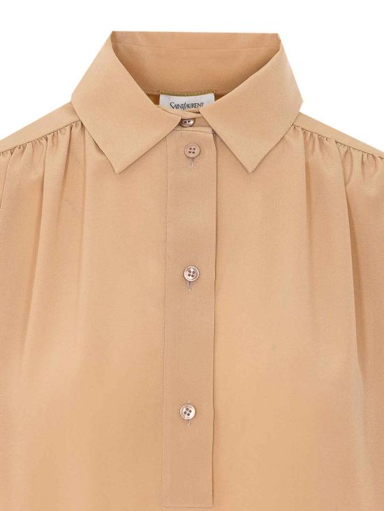 26SS 생로랑 셔츠 860987Y100W9350 BEIGE - SAINT LAURENT