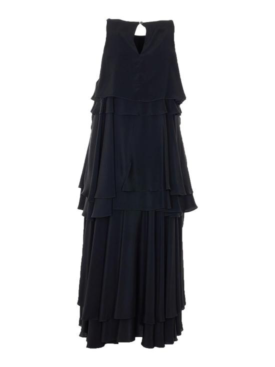 26SS 아미 롱 원피스 FDR642AC0020001 BLACK - AMI