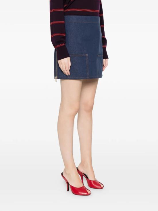 26SS 펜디 데님 스커트 FLQ608AOHSF0QB0 DARK BLUE - FENDI