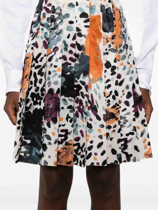 26SS 펜디 프린트 실크 스커트 FQ7717AVJWF0HWA MULTICOLOUR - FENDI