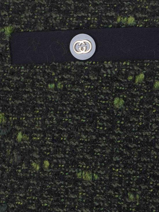 26SS 구찌 울 부클레 스커트 853017ZAUCL3005 GREEN - GUCCI