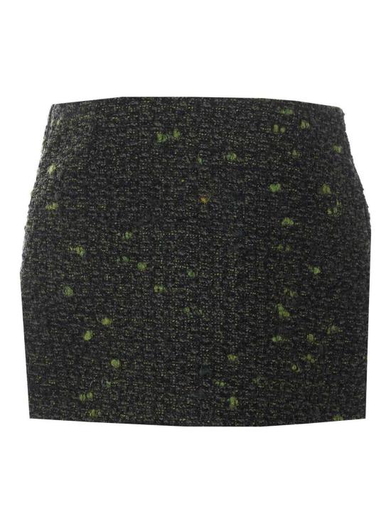 26SS 구찌 울 부클레 스커트 853017ZAUCL3005 GREEN - GUCCI