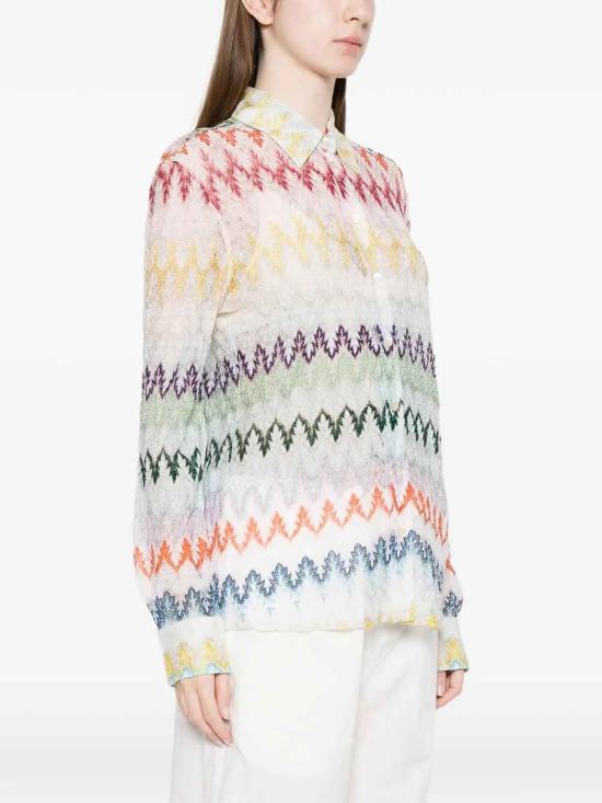 25FW 미소니 셔츠 29DS26SJ0OBR015IS30G5 MULTICOLOUR - MISSONI