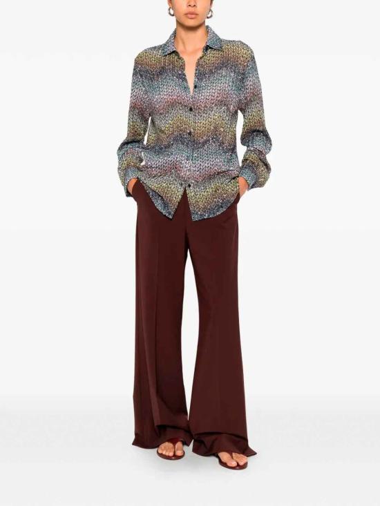 25FW 미소니 셔츠 29DS26SJ0ZBC0065SMSNS BLUE - MISSONI