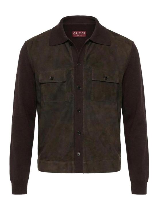 26SS 구찌 긴팔 셔츠 847806XNBB62130 BROWN