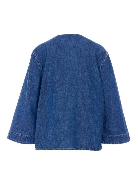 26SS 발렌티노 가라바니 데님 셔츠 DB03L9YA558 BLUE - VALENTINO GARAVANI