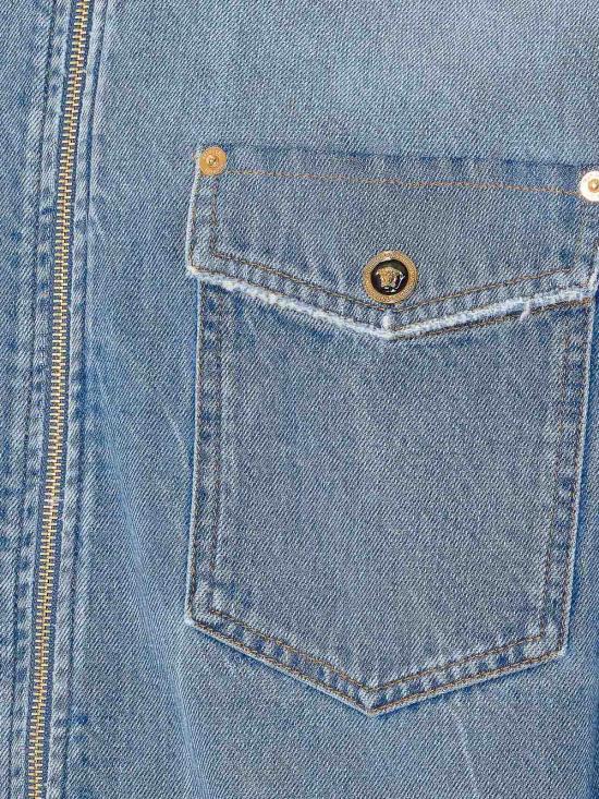 26SS 베르사체 긴팔 셔츠 10207231A163861D190 BLUE - VERSACE
