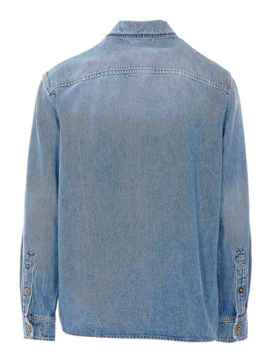 26SS 베르사체 긴팔 셔츠 10207231A163861D190 BLUE - VERSACE