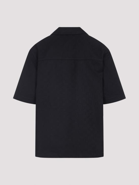 25FW 구찌 코튼 데님 자카드 셔츠 832581XDDCG1000 BLACK - GUCCI