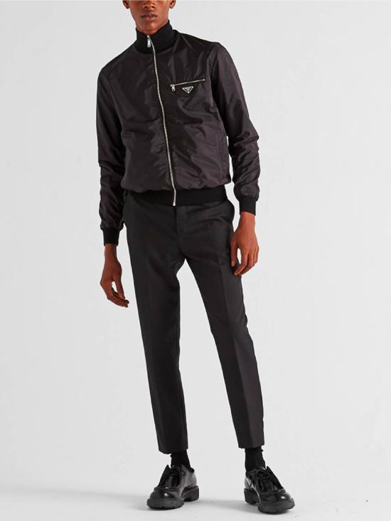 26FW 프라다 리버시블 울 나일론 자켓 UMC0961UPFSWMOF0002 BLACK - PRADA