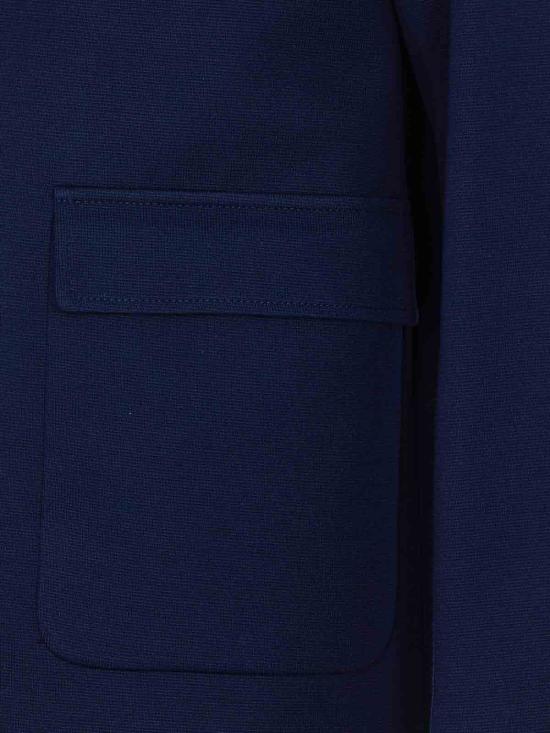 26SS 구찌 싱글 브레스트 코튼 저지 재킷 846713ZAM6R4240 BLUE - GUCCI