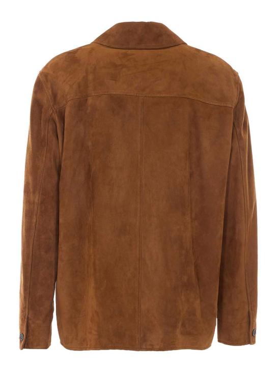 26SS 생로랑 무스탕 861396YCUM22705 BROWN - SAINT LAURENT