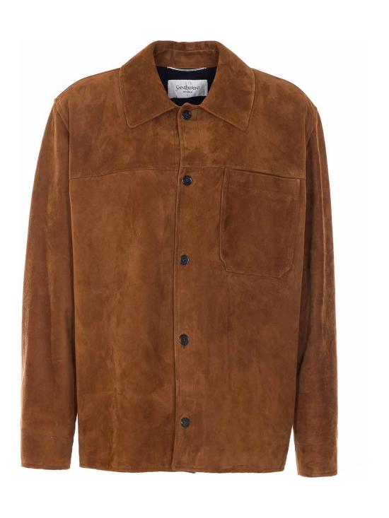26SS 생로랑 무스탕 861396YCUM22705 BROWN