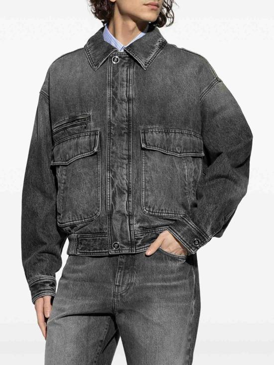 26SS 베르사체 데님 자켓 10217541A160531D980 GREY - VERSACE