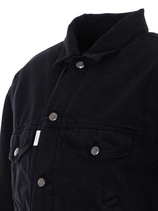 26SS 앤 드뮐미스터 스탠다드 라프 데님 자켓 스탠다드 라프 데님 자켓 12717FA038099 BLACK - ANN DEMEULEMEESTER