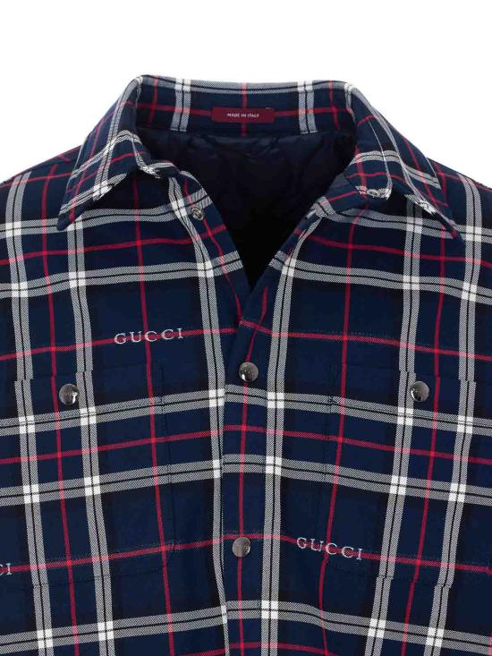 26SS 구찌 긴팔 셔츠 853013ZAUAC4069 BLUE - GUCCI