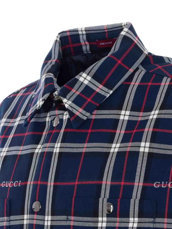 26SS 구찌 긴팔 셔츠 853013ZAUAC4069 BLUE - GUCCI