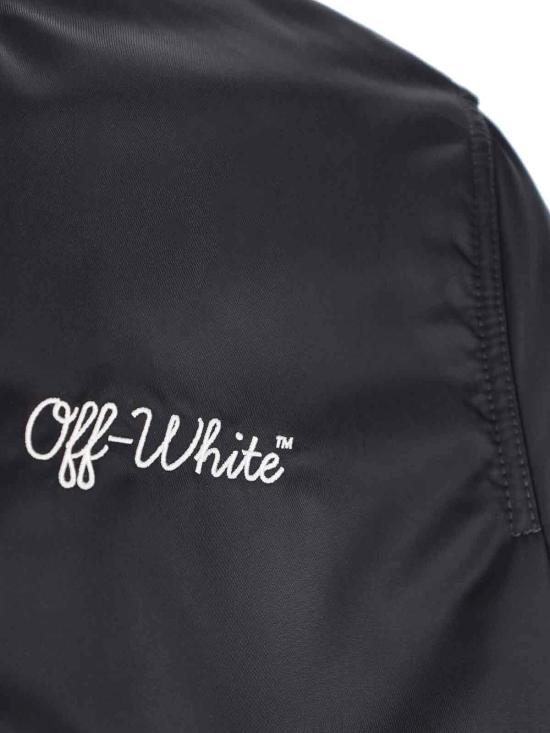 26SS 오프화이트 봄버 자켓 OMEH05EC99FAB0021001 BLACK - OFF WHITE