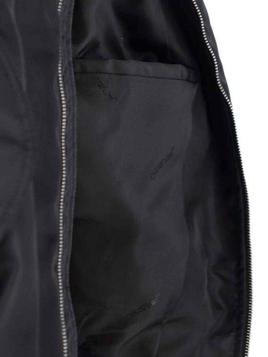 26SS 오프화이트 봄버 자켓 OMEH05EC99FAB0021001 BLACK - OFF WHITE