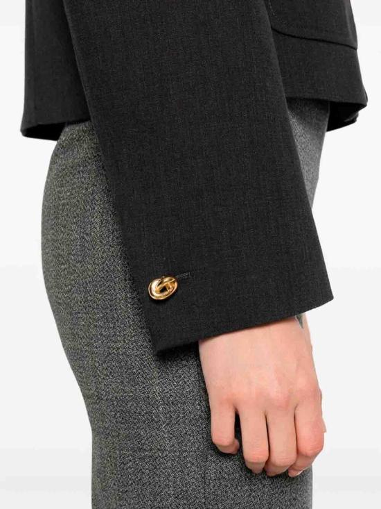 25FW 보테가베네타 자켓 811685V5UP01370 DARK GREY - BOTTEGA VENETA