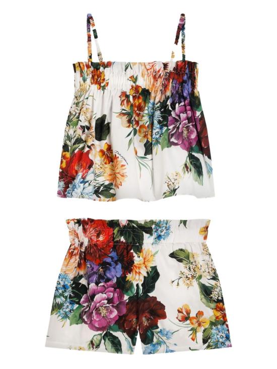 26SS [키즈] 돌체앤가바나 캐주얼 세트 L51U10 HS5TVHA5PC Multicolor - DOLCE & GABBANA