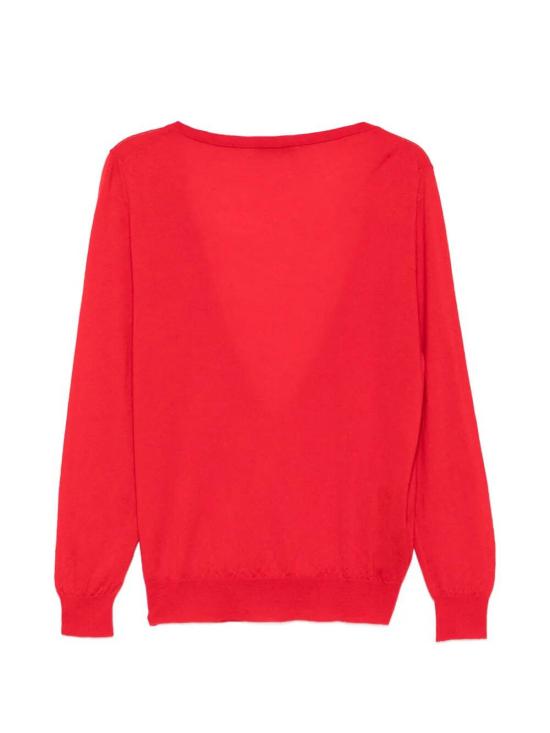26SS 프라다 캐시미어 브이넥 스웨터 P24C3G19VKSOOOF0011 RED - PRADA