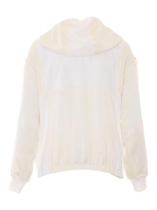 26SS 파비아나 필리피 후드 티셔츠 MAD266F049L910VR1 WHITE - FABIANA FILIPPI