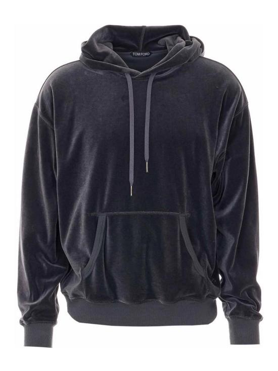 26SS 톰포드 후드 티셔츠 JOL013JMC078TAV GREY