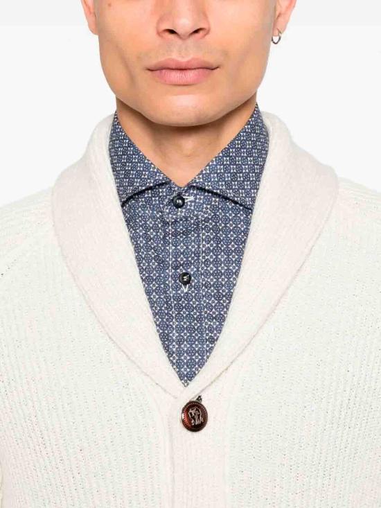26SS 브루넬로 쿠치넬리 잉글리시 립 래글런 가디건 MNI708606C2723 WHITE - BRUNELLO CUCINELLI