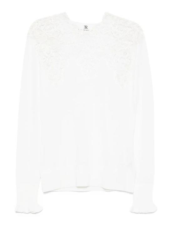 25FW 에르마노 설비노 스웨터 D475M325APLVN10602 WHITE