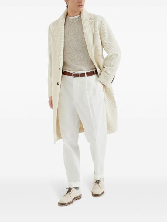  브루넬로 쿠치넬리 크루 넥 스웨터 M26504700C4145 LIGHT GREY - BRUNELLO CUCINELLI