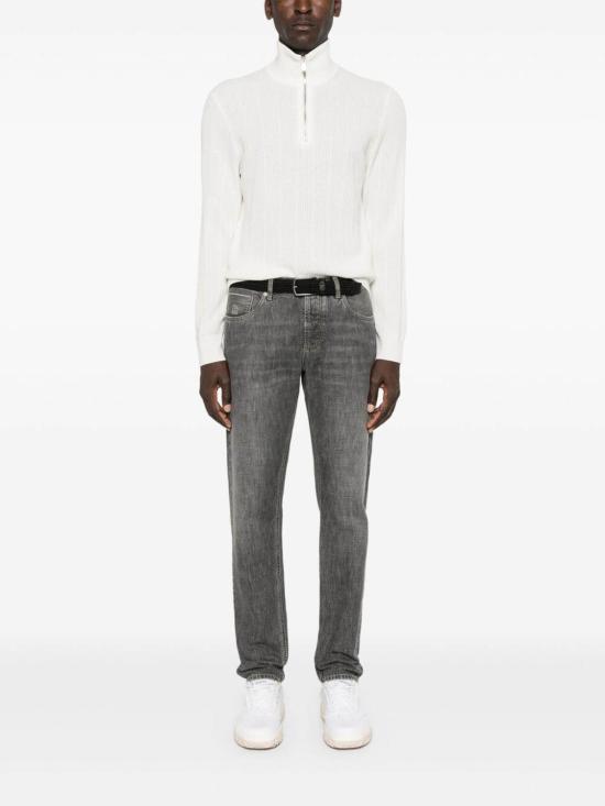  브루넬로 쿠치넬리 캐시미어 스웨터 M22202504C2723 WHITE - BRUNELLO CUCINELLI