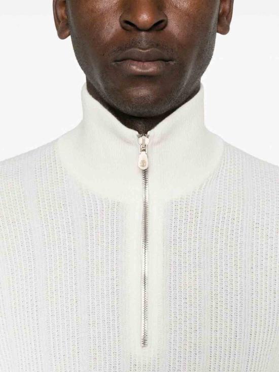  브루넬로 쿠치넬리 캐시미어 스웨터 M22202504C2723 WHITE - BRUNELLO CUCINELLI